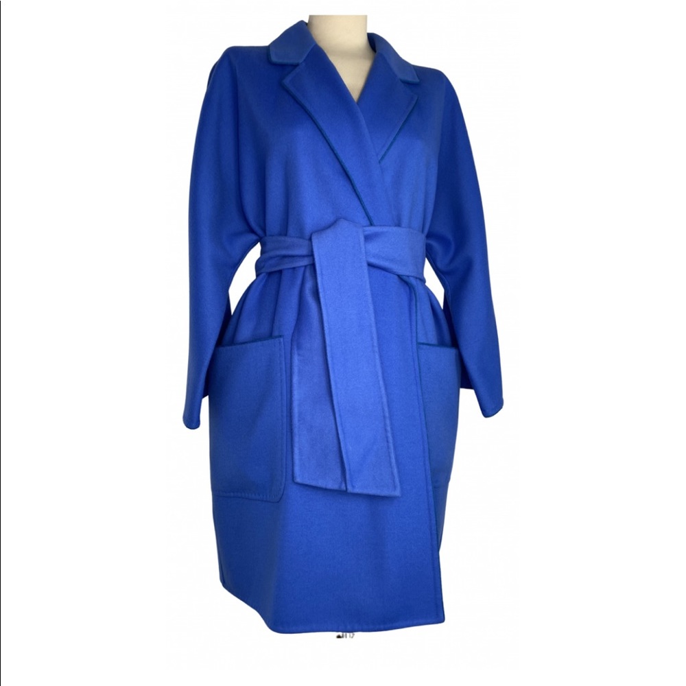 MaxMara blue wool coat size 38, or XS S